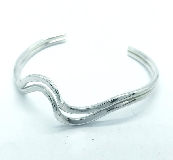 Double Twist Wave Bangle