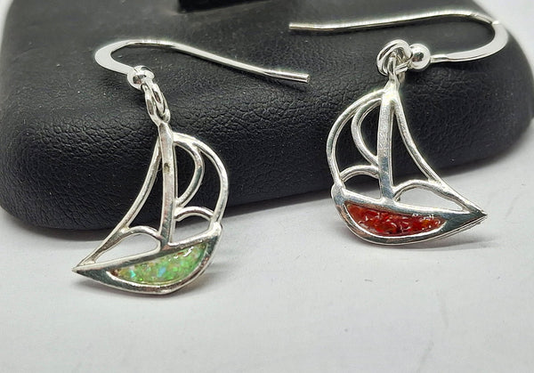 Jewelled Abstract Yacht - Single Earring