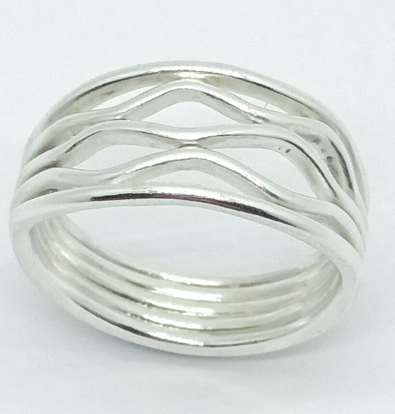 Bague en argent Reef Knot