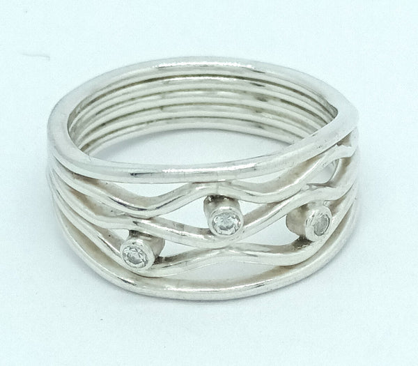 Bague en argent Reef Knot