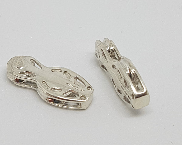 Silver Harken Fiddle Block Cufflinks