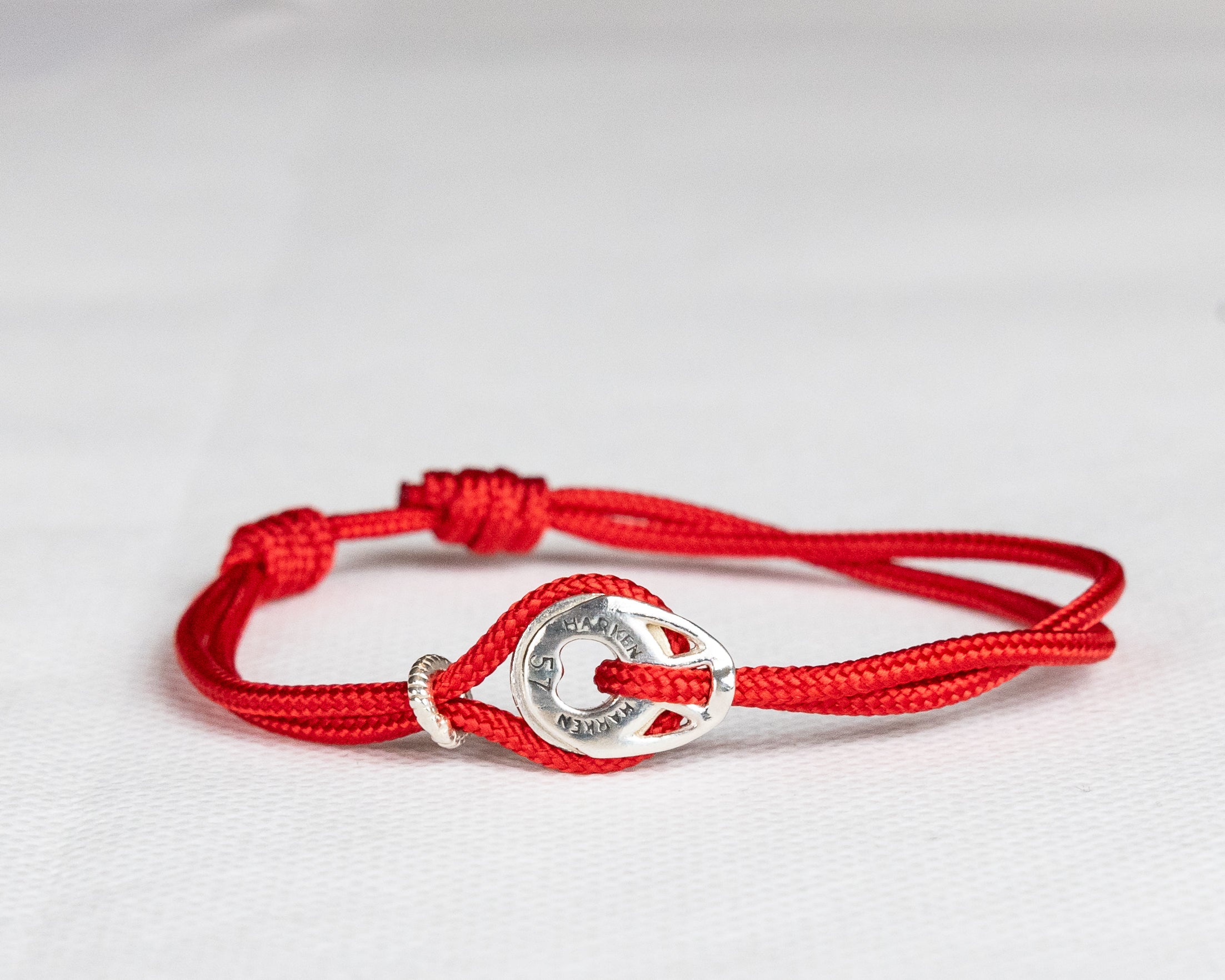 Silver Harken T2 Block Cord Bracelet