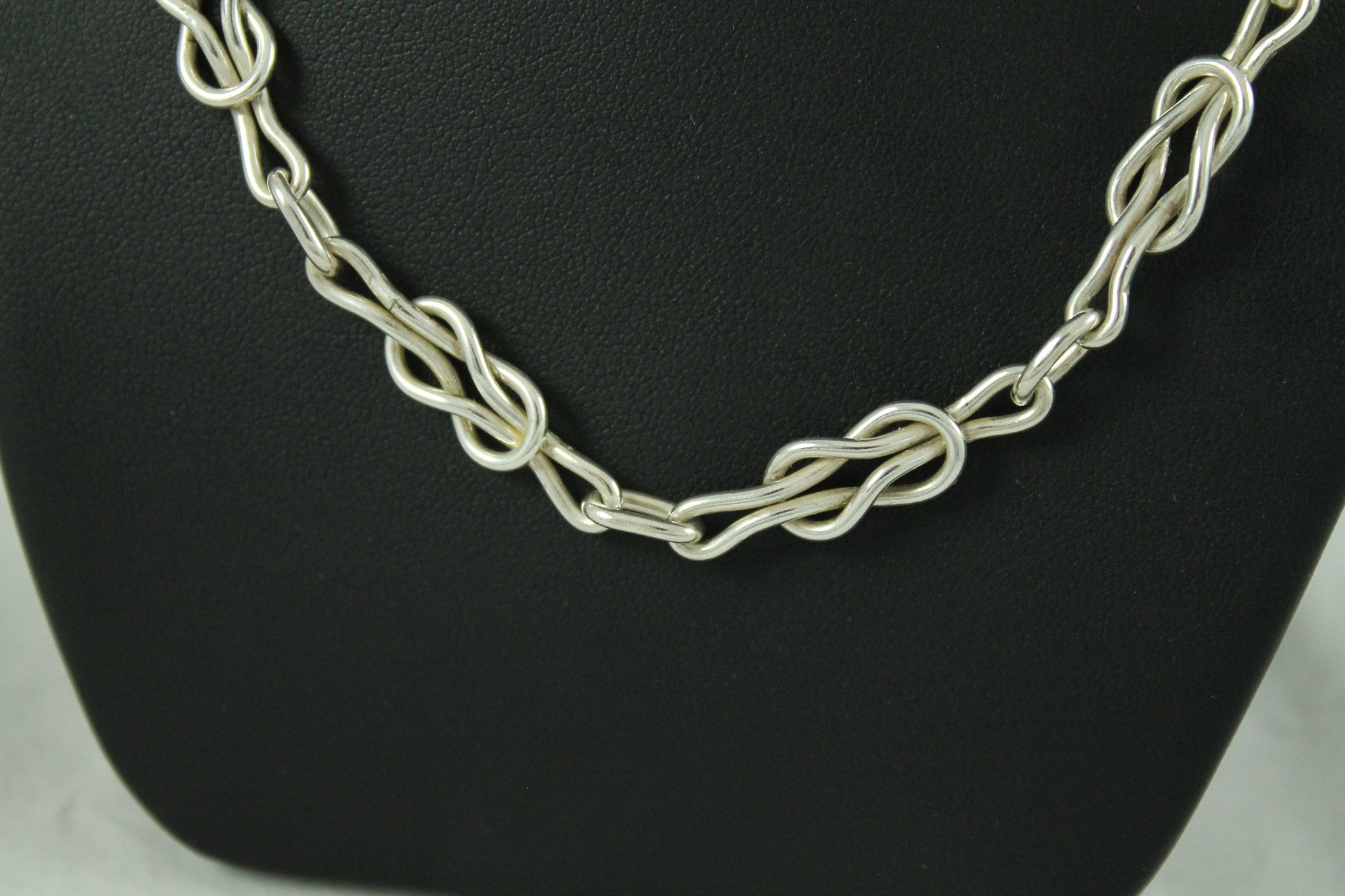 Silver Reef Knot Chain