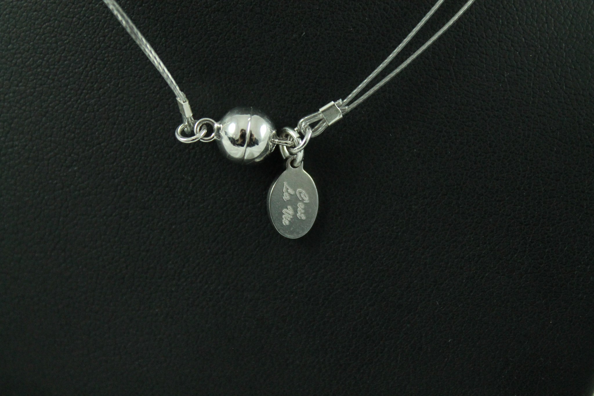 Silver Classic Harken block Necklace