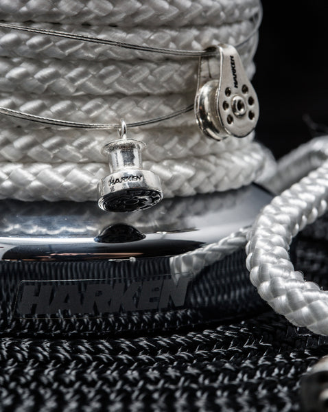 Silver Harken Winch Necklace