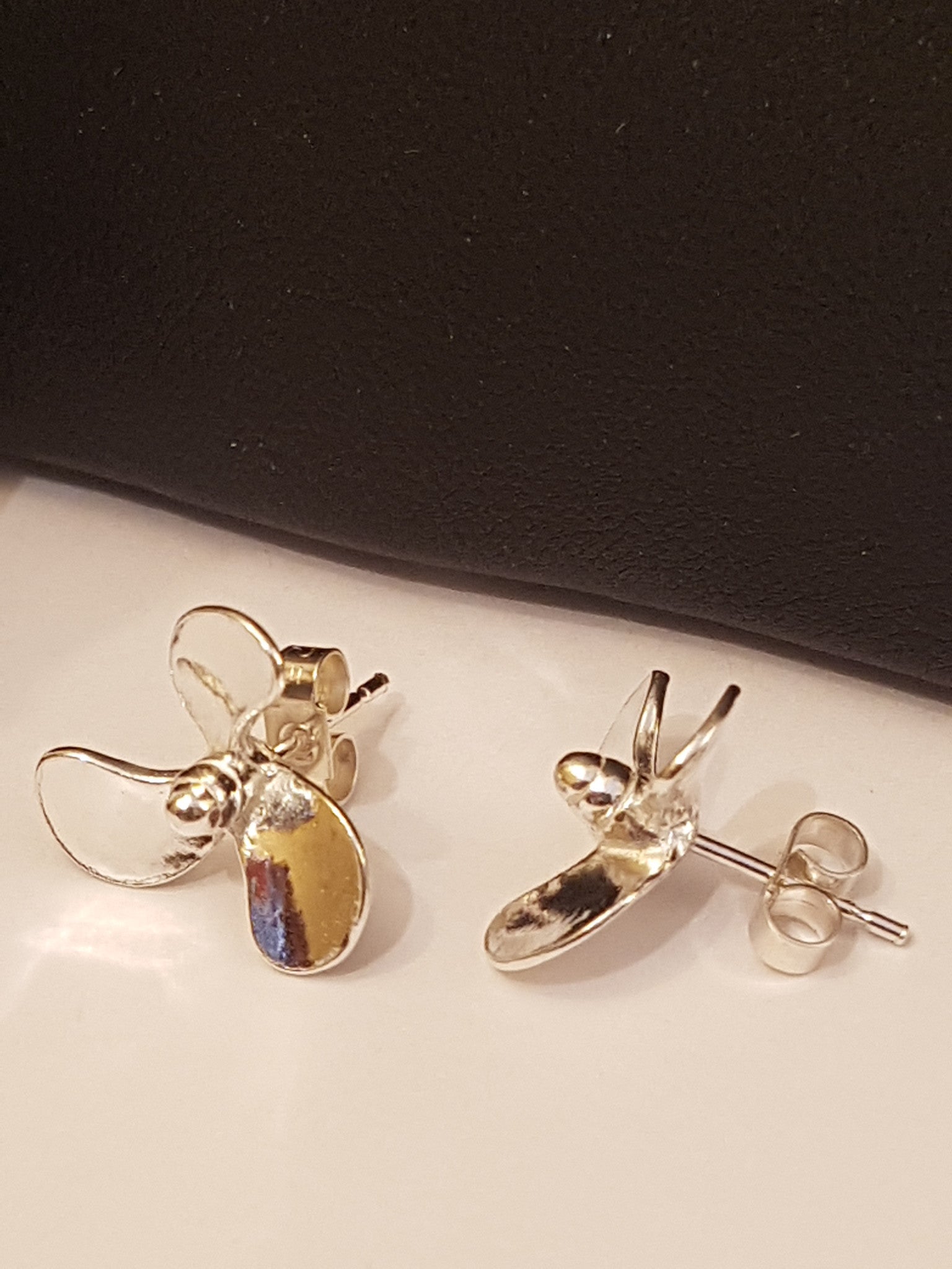 Propeller Earrings - studs