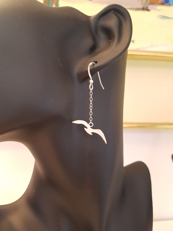 Seagull Earrings - short