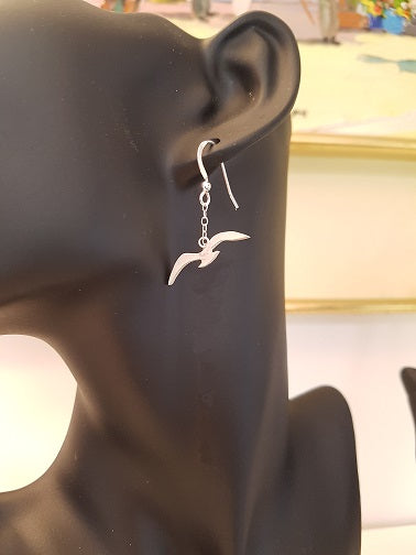 Seagull Earrings - long
