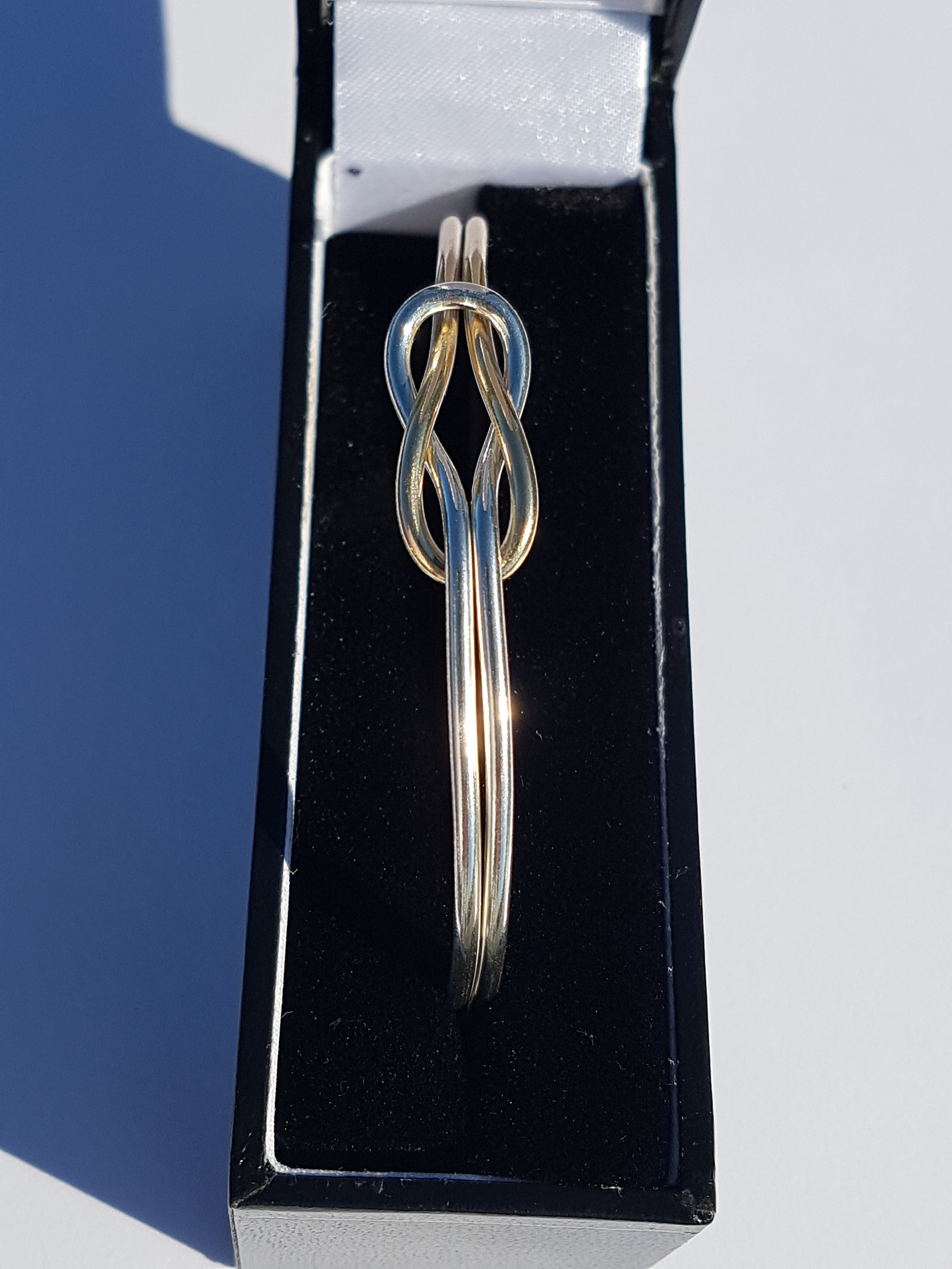 Bracelet jonc or/argent Reef