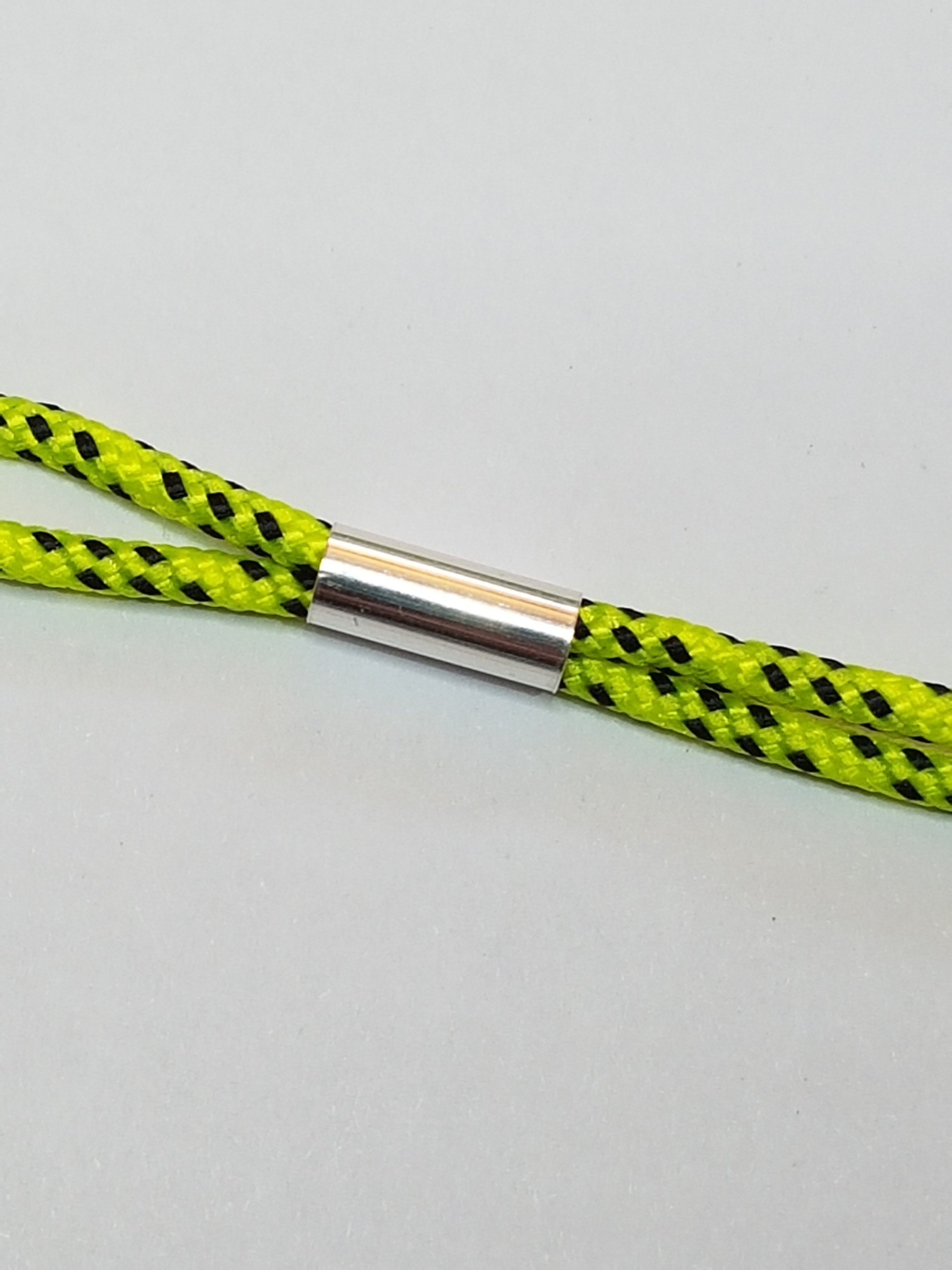 Silver Classic Harken Block 2mm Cord Bracelet